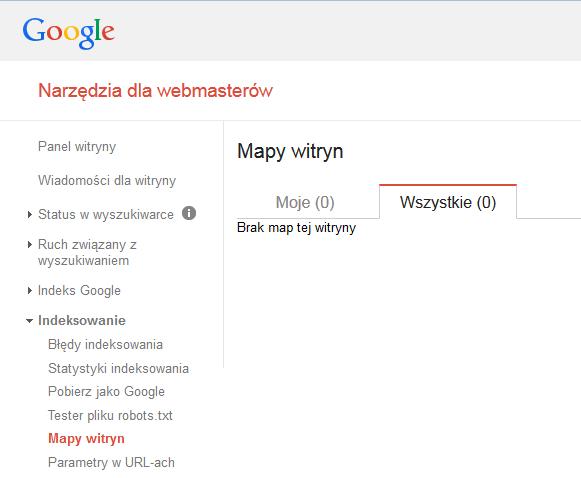 Mapy witryn